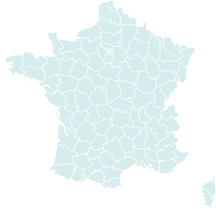france map Power Métal